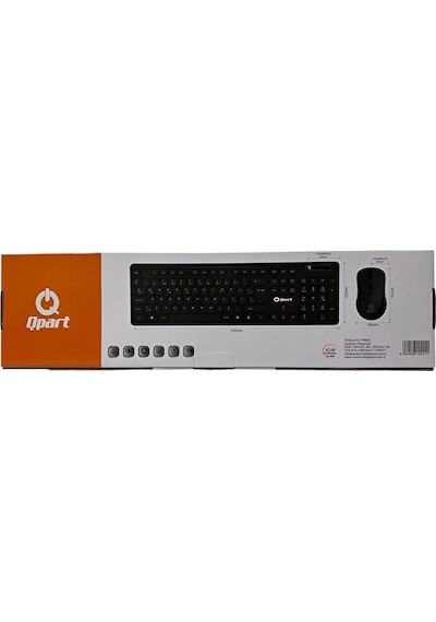 Qparts Qpart W100 2.4 Ghz Kablosuz Klavye & Mouse Set