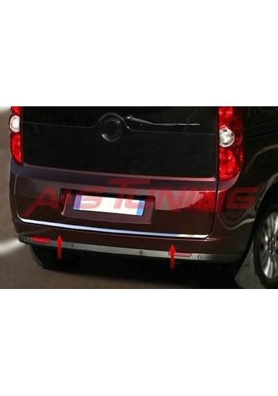 Fiat Doblo Formlu Krom Bagaj Alt Çıta 2010-2014 Paslanmaz Çelik N11.173