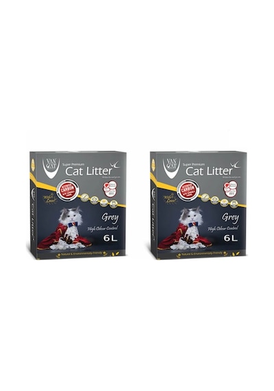Vancat G160 Aktif Karbonlu Süper Premium Bentonit Kedi Kumu 2 x 6 L Vancat G160 Aktif Karbonlu Süper Premium Bentonit Kedi Kumu 2 x 6 L