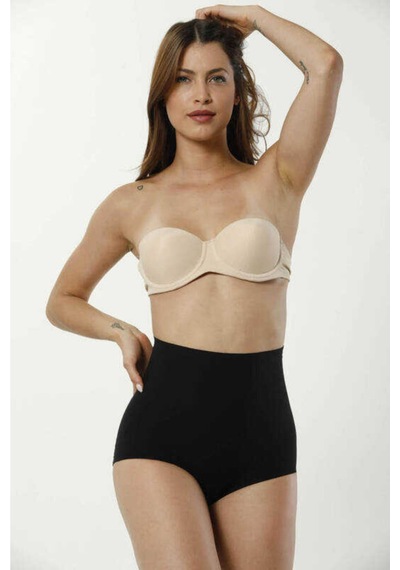 Form Angel Kadın Siyah Lazer Kesim Slip Korse 2005 Siyah