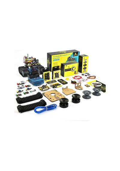 Keyestudio Arduino Uyumlu Robot Tank Kiti, Scratch/arduino İle Programlanabilir Stem Robotu, Dıy Eğitim Seti" Eğitici Oyuncaklar
