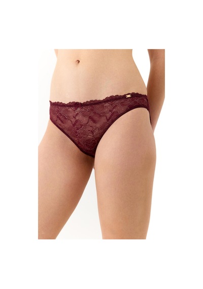 Amarelle Roma Bordo Full Dantel Slip Külot