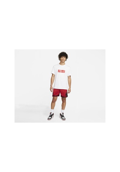 Nike Erkek Basketbol Şortu Dh9075-687 M Jordan Df Sprt Dmnd Short Kırmızı Kırmızı