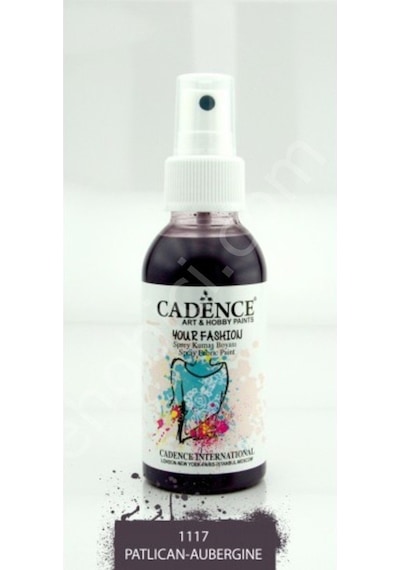 Cadence Your Fashion Sprey Kumaş Boyası - 1117 Patlıcan