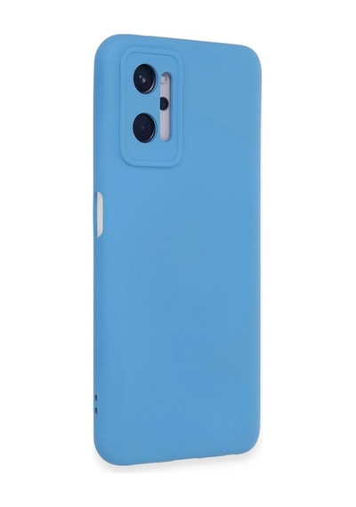 Cosmotex Newface Realme 9i 4g Kılıf Nano İçi Kadife Silikon - Mavi