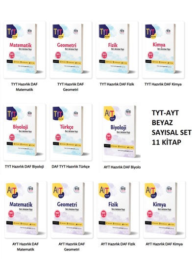 Eis Beyaz Tyt - Ayt Sayısal Set 11 Kitap