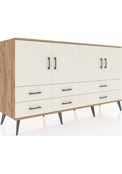 Hyperion Konsol 6 Raflı 6 Çekmeceli 4 Kapaklı 176x44x99 Çam-aytaş Çam-aytaşı Hyperion Konsol 6 Raflı 6 Çekmeceli 4 Kapaklı 176x44x99 Çam-aytaş Çam-aytaşı