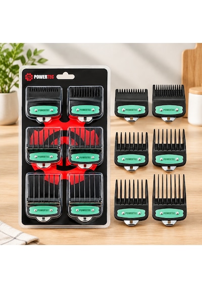 Makine Tarak Seti Siyah Klipsli