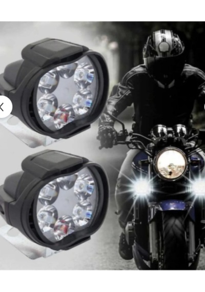 1 Adet Led Motosiklet Sis Far Montaj Sis Drl Lamba Scooter Motosiklet Için Çakar & Sabit Mod