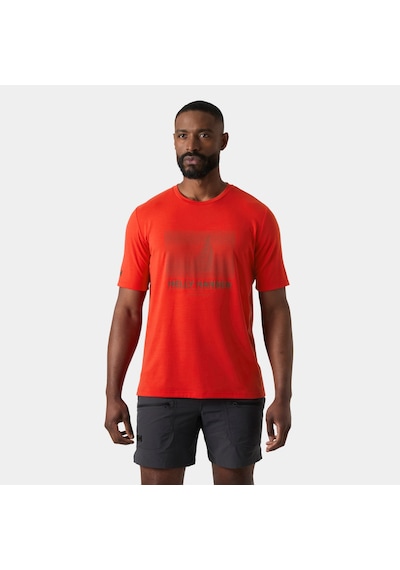 Helly Hansen Hp Race Graphic Erkek T-shirt-32457 Kırmızı