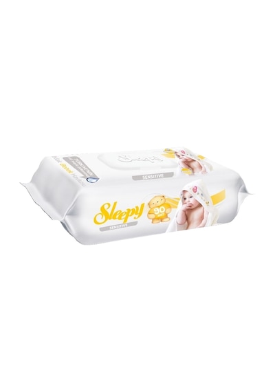 Sleepy Islak Havlu Mendil 90 Yaprak Sensitive 12 Li Set