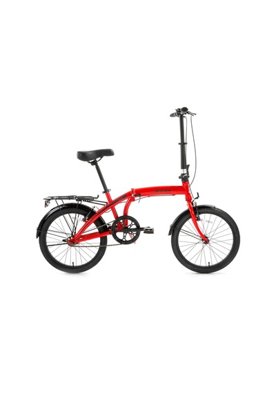 Bisan Twın Katlanır Bisiklet 32cm V 20 Jant 1 Vites Kırmızı Siyah Çok Renkli