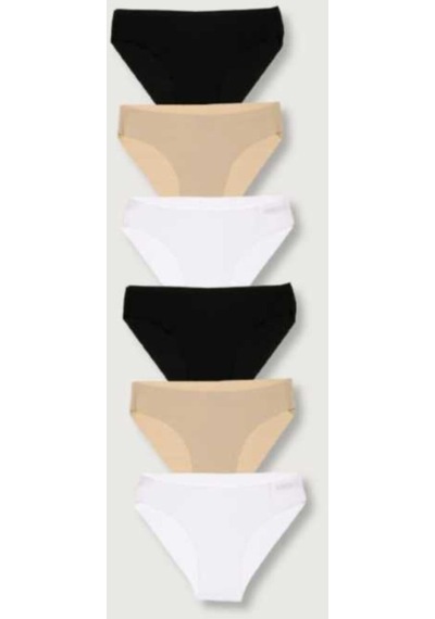 Sahraten Kadın Lazer Dikişsiz Seamless 6Lı  Katalog Rengi Kadın Külot Çok Renkli