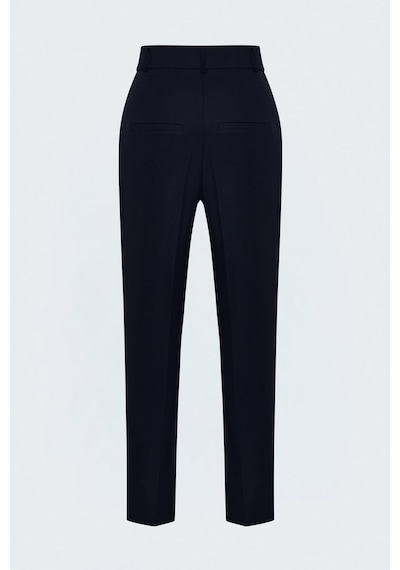 Sateen Klasik Pantolon - Lacivert-137945