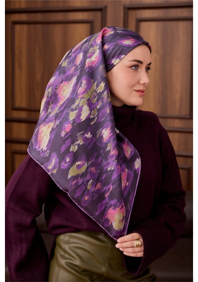 Silk Home Twill İpek Eşarp 11492-10 Mor