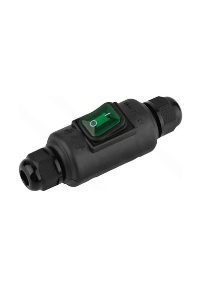 Hubrendy Sh Powermaster Pm-26935 Su Geçirmez Siyah Kablo Switch 4 Pin 0