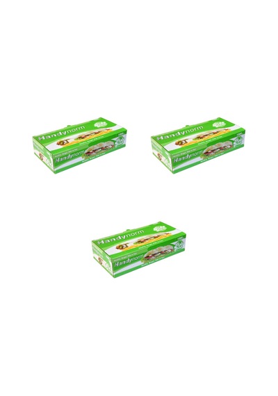 Handynorm Pide Dürüm Sandviç Tost Kılıfı Dikdörtgen 3 x 1000'li 12.5 x 25 CM