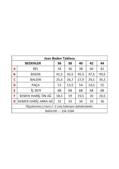 Balins Kadın Çizgili Pantolon Lzr Ağart Çok Renkli