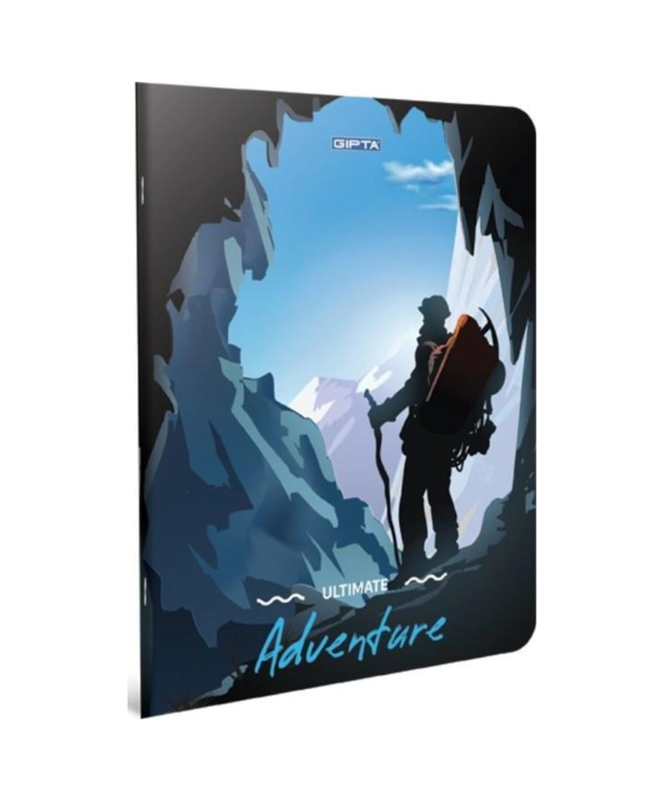 Adventure Tel Dikişli Karton Kapak Defter A6 80 Yaprak Kareli - Stand Çok Renkli