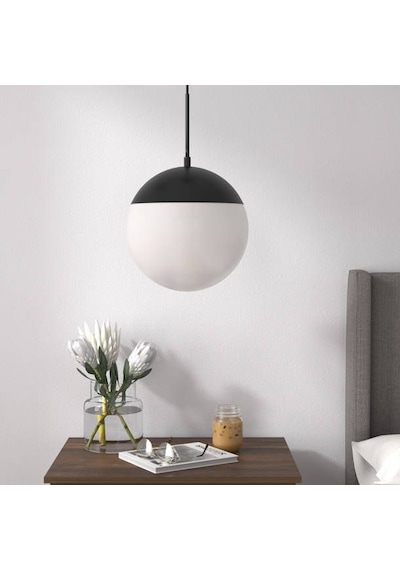 Lambaderler, Avizeler İçin Uyarlanabilir 25 Watt Beyaz Işık Led Ampul Fonksiyonel Kablosuz Led Ampul Beyaz - Siyah