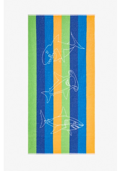 Penti Renkli Erkek Çocuk Shark Havlu