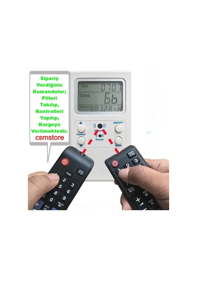 Digiturk Dt-8003 Uydu Kumandası Hd Plus Kırmızı Tuşlu Bc-18e