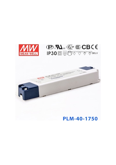 Plm-40E-1750 Meanwell Ac-Dc Single Output Led Driver Constant Cur