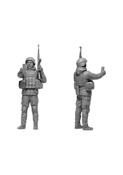 Masterbox 35223 1/35 Ölçek, Ukrayna Askerleri, Kiev Savunması Mart 2022, Plastik Figür Kiti-51546
