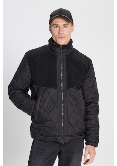 Wrangler Regular Fit Normal Kesim Sherpa Detaylı Siyah Kapitone Mont W242644001 Siyah