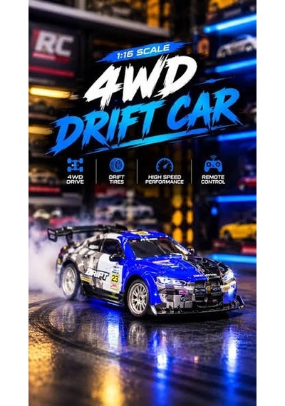 4wd Drift Arabası Mavi - Pembe