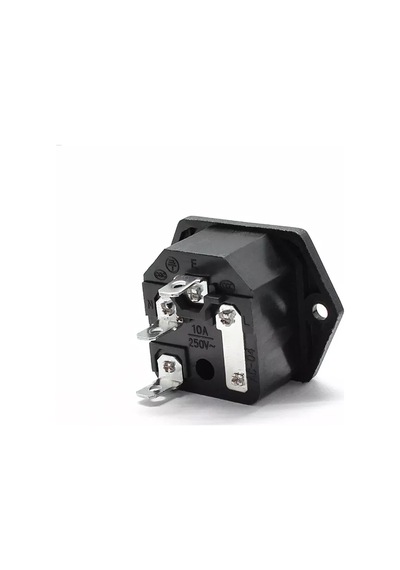 Ic-213 Bilgisayar Power Soketi Erkek Fuseli Kulaklı 10 Adet