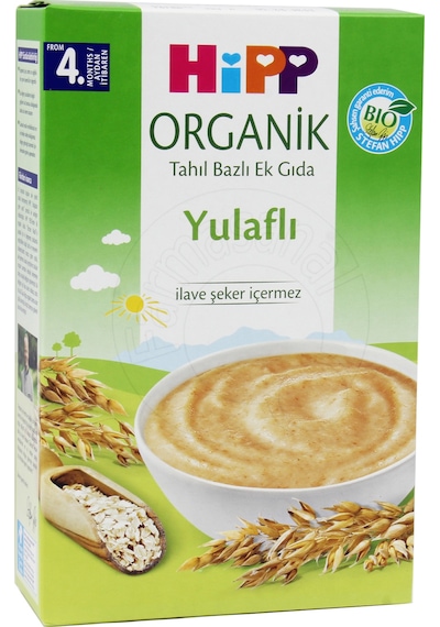 Hipp Organik Yulaflı 4+ Ay Kaşık Maması 200 G