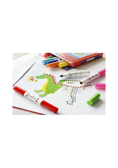 Faber Jumbo Keçeli Kalem 2ın1 10lu 155170