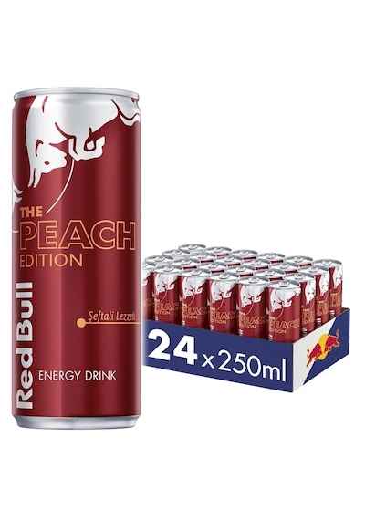 Red Bull Enerji İçeceği Şeftali 250 Ml X 24 Adet