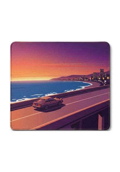 Oryn Night Drive / Edition 50x50cm Gaming Mousepad - 3mm Kalınlık 001