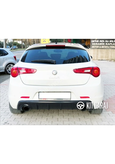 Kit Garaj Alfa Romeo Giulietta Difüzör Çift Çıkış Plastik Boyasız