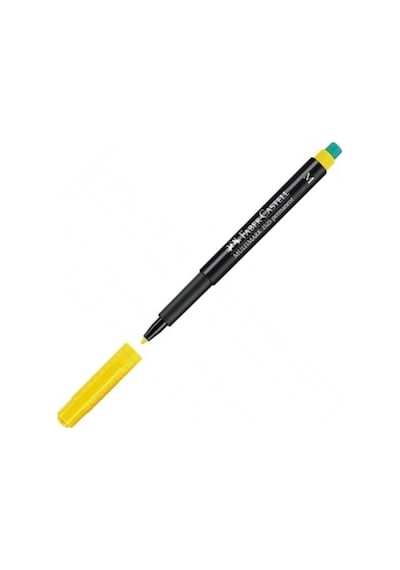 Faber-Castell Permanent Asetat Kalemi Cd Kalemi M Sarı