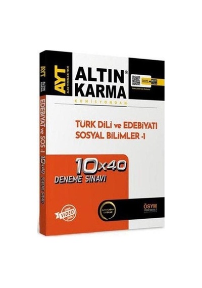 AYT Türk Dili ve Edebiyatı Sosyal Bilimler 1 10x40 Deneme Sına...