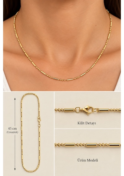 Ritim Gold Zincir Kolye Altın