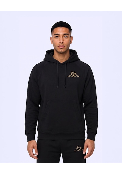 Kappa Authentic Onial Tur Erkek Siyah Oversize Hoodie