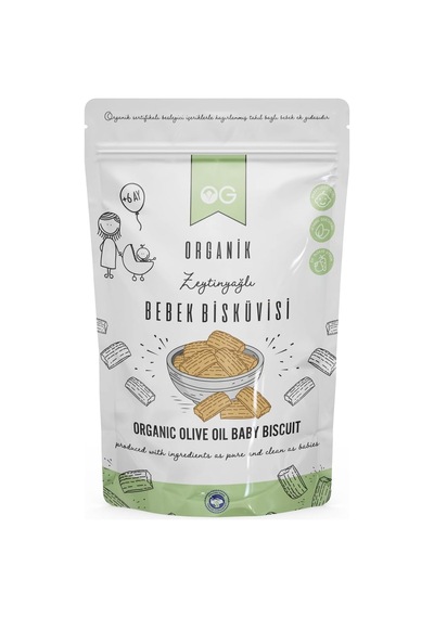 Organik Bebek Bisküvisi 300 Gr 6 Ay Diğer