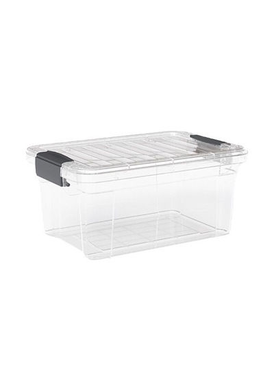 Dünya Dp-33110-102 Çok Amaçlı Saklama Kutusu 1 Lt - Kilitli Kapak Şeffaf 118x170x84 Mm- 36'li Paket