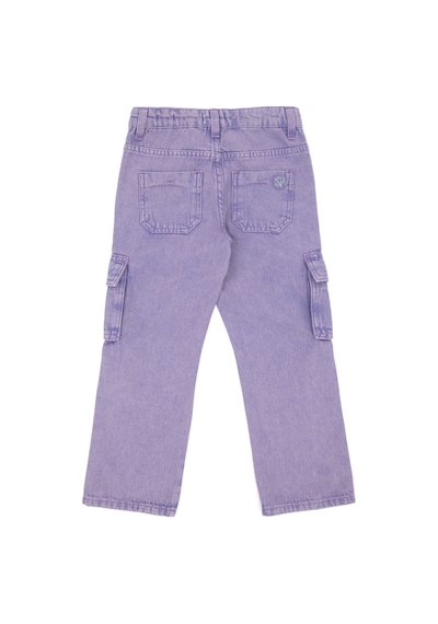 U.s. Polo Assn. Kız Çocuk Menekşe Jean Pantolon 50291146-vr037 Mor