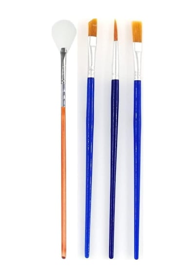 Nerolıa - Neon Fırça Seti/çocuklar Ve Yetişkinler İçin Hobi Boya Fırçaları/ahşap, Cam, Metal, Kumaş, Tuval Bo