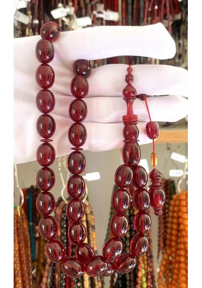 Ateş Kehribar Bordo Beyzi Model Çubuk B. Boy