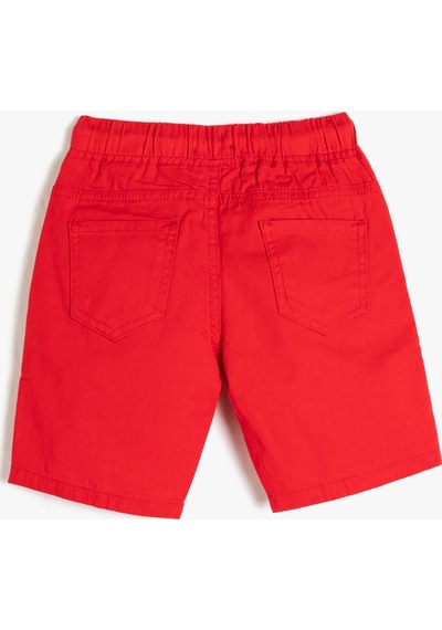 Koton Şort Slim Fit Beli Bağlamalı Lastikli Cepli Pamuklu Kırmızı 3skb40019tw 3SKB40019TW420 Kırmızı Koton Şort Slim Fit Beli Bağlamalı Lastikli Cepli Pamuklu Kırmızı 3skb40019tw 3SKB40019TW420 Kırmızı