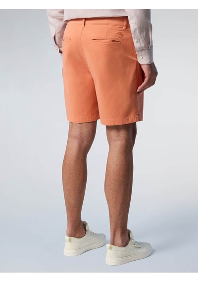 North Sails Star Regular Fit Chino Erkek Şort-33509 Turuncu