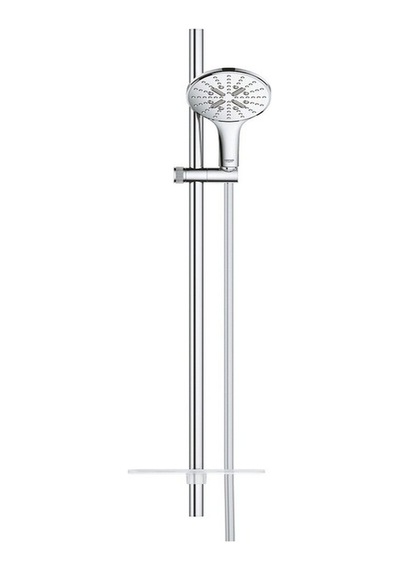 Grohe Rainshower 130 Smartactive Duş Çubuğu Seti, 3 Püskürtme Türü, Krom 26548000 Alens Group 89 Siyah