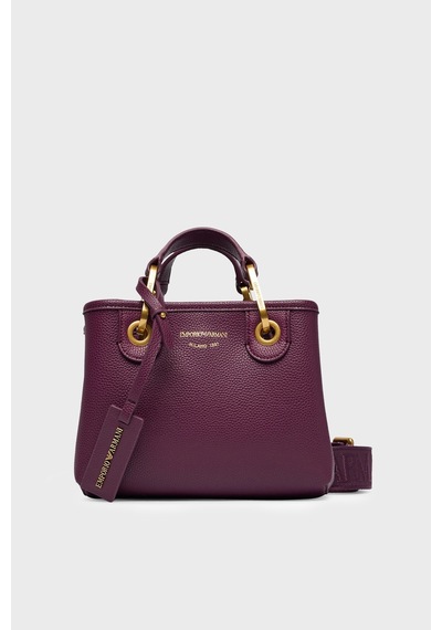 Emporio Armani Logolu Çıkarılabilir Askılı Çanta Kadın Çanta Ew000382 Af12036 Ma149 Mürdüm