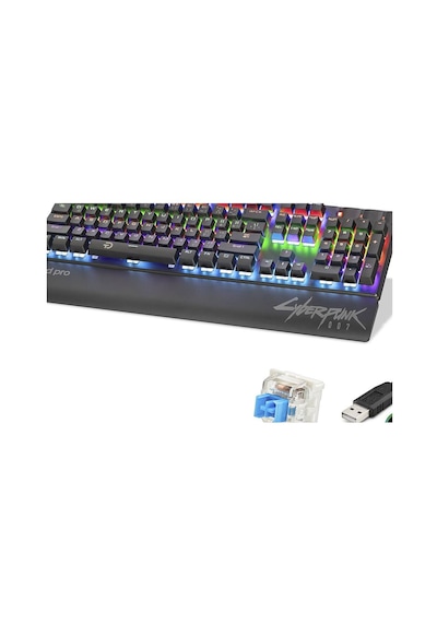 Mekanik Klavye Blue Switch Bilek Destekli Rgb - Siyah G525xb Evimdeyokyok